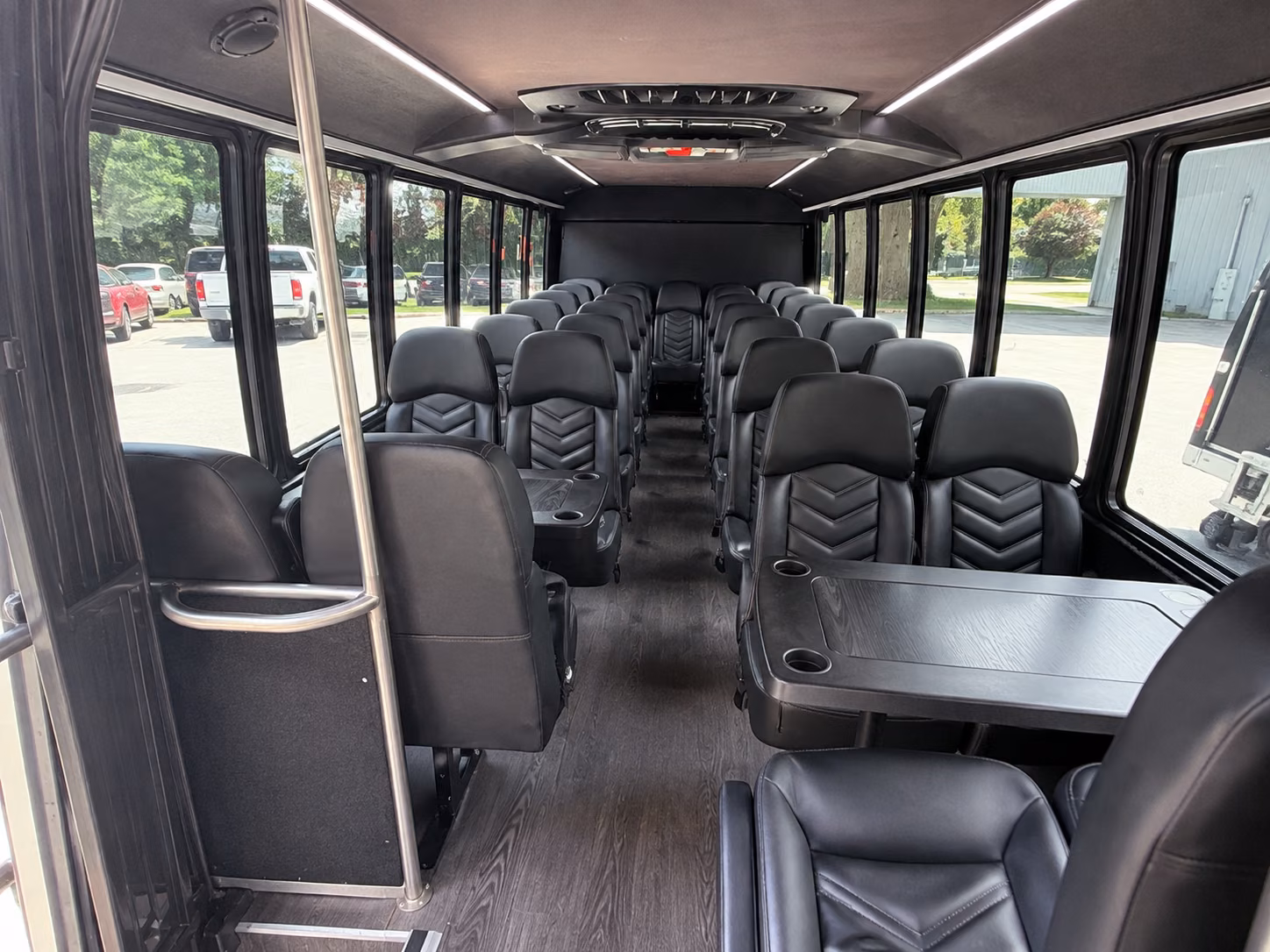 reno 18 passenger minibus interior