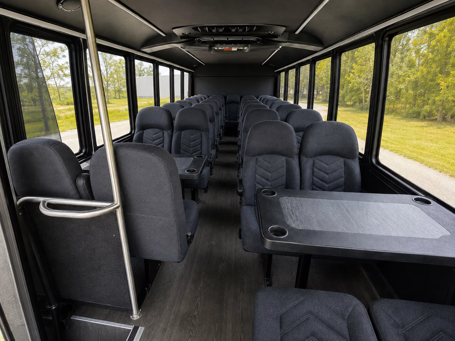 reno 20 passenger minibus inside