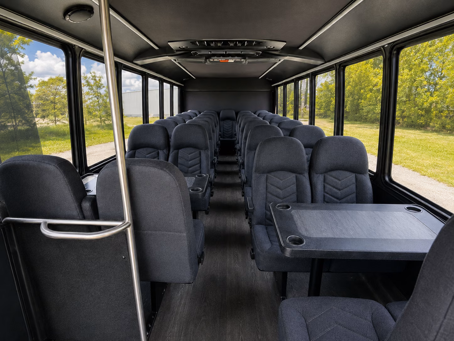 reno 20 passenger minibus interior