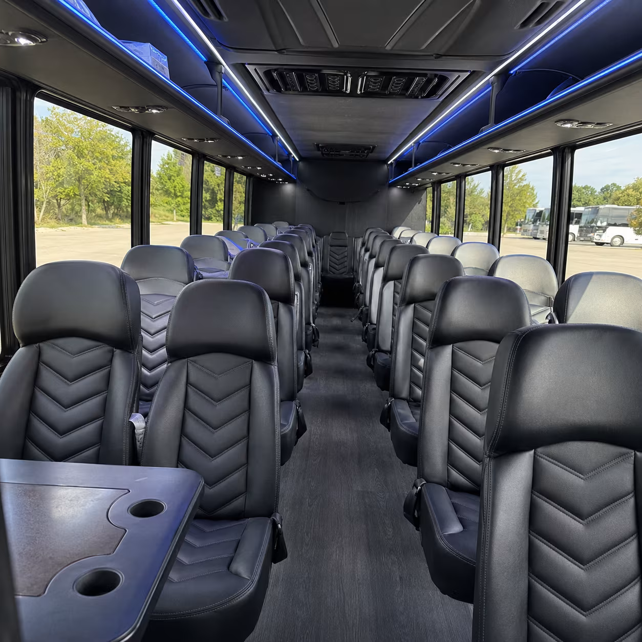 reno 30 passenger minibus interior