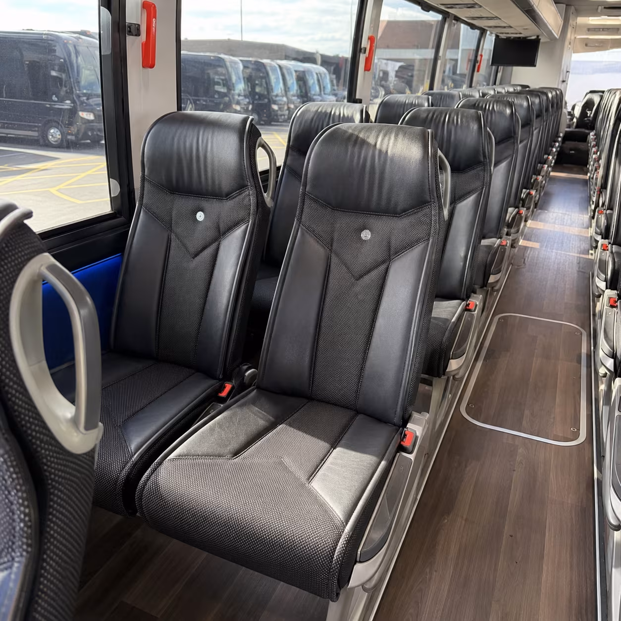 reno 40 passenger charter bus interior