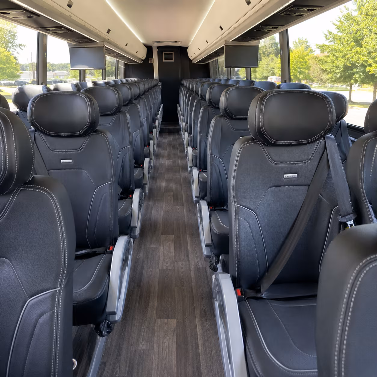reno charter bus inside