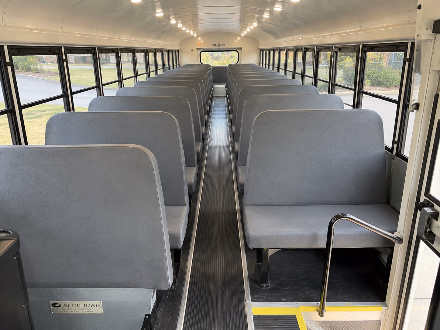 reno school bus inside